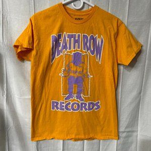 Death Row Records Purple Yellow T Shirt Men’s Size Medium Lakers Colorway